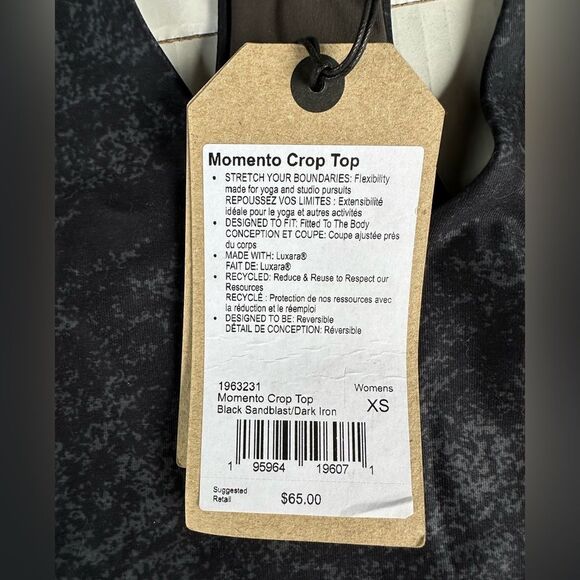 PrAna Momento Crop Top - Picture 4 of 5